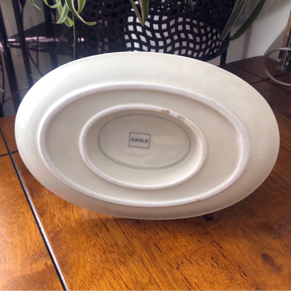 Vintage 80s Kahla Gravy Bowl/Boat w/ 8” Underplate Made in Germany - Picture 9 of 10